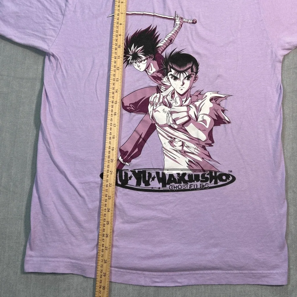 Yu Yu Hakusho Ghost Files Crunchyroll Anime Graphic T Shirt Menswear Lavender L - Picture 7 of 8